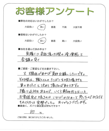 大阪府八尾市 N様