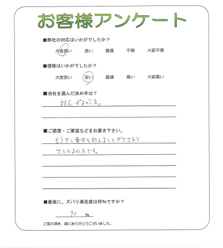 大阪府羽曳野市 M様