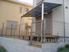 ベランダ屋根 洗濯竿掛け