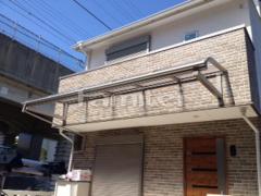 柱なし雨除け屋根 YKKヴェクターテラス1階