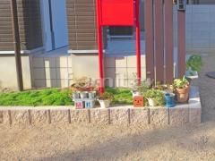 化粧ブロック花壇