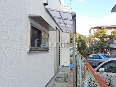 雨除け屋根 LIXILスピーネ1階
