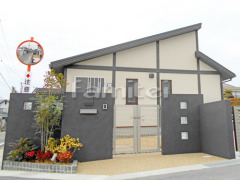 新築シンプル クローズ外構