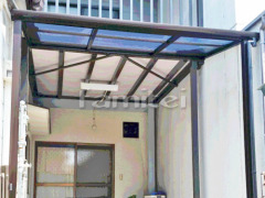 雨除け屋根 フラットテラス1階