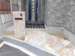 新築ナチュラル オープン外構