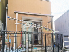 雨除け屋根 レギュラーテラス屋根 1階用 R型アール屋根 物干し
