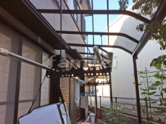 雨除け屋根 レギュラーテラス1階
