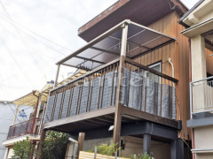 ベランダ屋根 フラットテラス2階