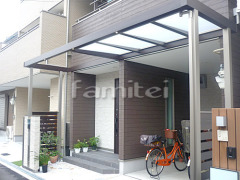 木製調テラス屋根 LIXILプラスG Gフレーム Gルーフ