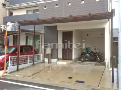 フル木製調テラス屋根 三協ナチュレ1階