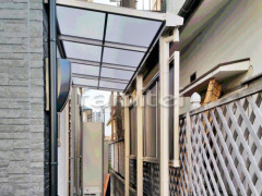 雨除け屋根 フラットテラス1階 目隠しパネル(前面)1段