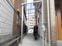 自転車バイク屋根 LIXILリクシル スピーネ 1階用 F型フラット屋根