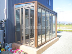 木製調ガーデンルーム 三協ハピーナ 積雪50cm対応