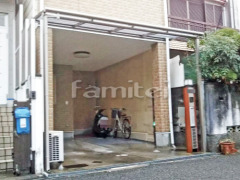 雨除け屋根 フラットテラス1階