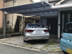カーポート YKKエフルージュ横2台 梁延長