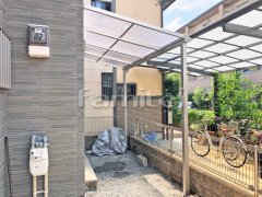 雨除け屋根 YKKソラリア1階