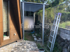 雨除け屋根 三協独立式スカイリード マルチルーフ1階