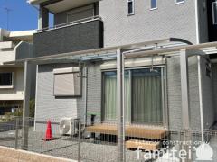 1階テラス屋根 (雨除け) YKKAP レイナベーカ アール屋根 スタンダード 壁付