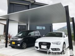 カーポート2台(ワイド) ツイン LIXIL カーポートSC フラット屋根 吊り下げ屋根
