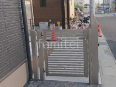 片開き 門扉 LIXIL AB YR3型 太横桟