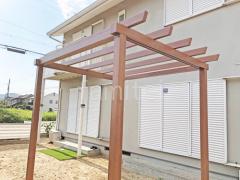 独立 納まりパーゴラ 1階用 三協アルミ フル木製調ナチュレP パーゴラ 積雪50cm対応