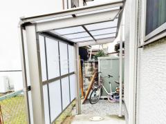1階テラス屋根 (雨除け) LIXIL 独立式フーゴFテラス フラット屋根 独立式 スタンダード