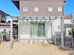 雨除け屋根 YKK独立式エフルージュ大型テラス1階