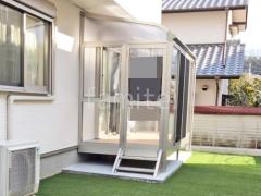 引き戸 樹脂デッキ サンルーム(テラス囲い) YKKAP ソラリアR アール屋根