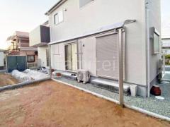 1階テラス屋根 (雨除け) YKKAP ソラリアR アール屋根 スタンダード 壁付