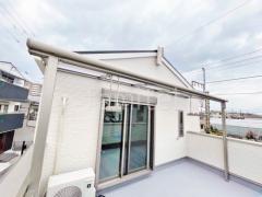 ベランダ屋根 LIXILスピーネ2階