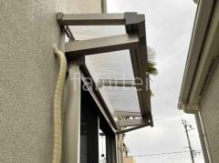 柱なしテラス屋根 (雨除け1階用) YKKAP ソラリアF フラット屋根 スタンダード 壁付