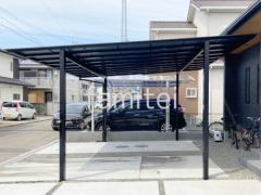 カーポート2台(ワイド) ツイン LIXIL ネスカF フラット屋根