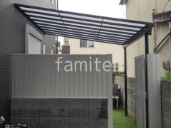 1階テラス屋根 (雨除け) LIXIL スピーネF フラット屋根 スタンダード 壁付