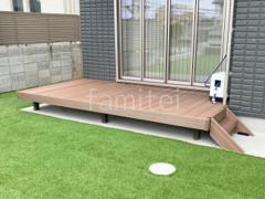 人工木デッキ LIXIL 人工木 木彫 樹ら楽ステージ
