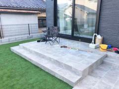 タイルデッキ 壁1面 LIXIL ベスパ ストーン調