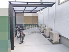 サイクルポート 自転車バイク屋根 LIXIL ネスカF フラット屋根