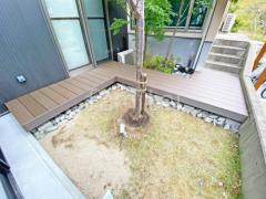 人工木デッキ LIXIL 人工木 樹ら楽ステージ