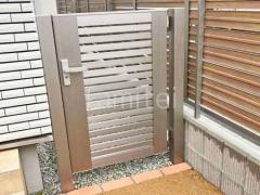 片開き 門扉 LIXIL AB YS1型 太横桟