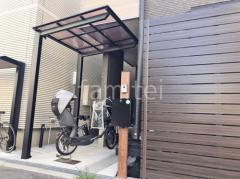 サイクルポート 自転車バイク屋根 LIXIL ネスカF フラット屋根