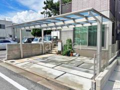 カーポート YKKエフルージュFIRST横2台