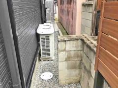 犬走り 防犯砂利敷き バラス砕石