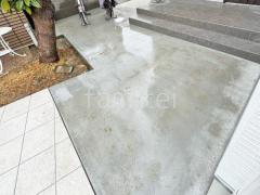 玄関アプローチ 土間コンクリート