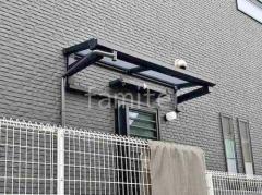 柱なしテラス屋根 (雨除け1階用) YKKAP ソラリアF フラット屋根 スタンダード 壁付