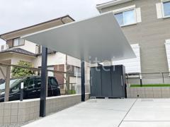 カーポート1台 (単棟) LIXIL カーポートSC フラット屋根 吊り下げ屋根