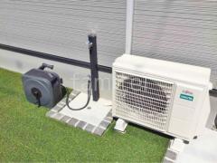立水栓 ユニソン スプレスタンド60 蛇口2個付 洗い場モルタル仕上
