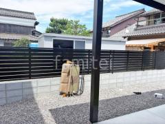 ブロック塀 (化粧ブロック) 太陽エコブロックス 普通CB アルミ形材 フェンス LIXIL AB YS3型 横スリット3 目隠し