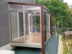 本体色 ステインウォールナット+プラチナステン 屋根色 トーメイマット