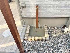 立水栓 ユニソン スプレスタンド60 蛇口2個付